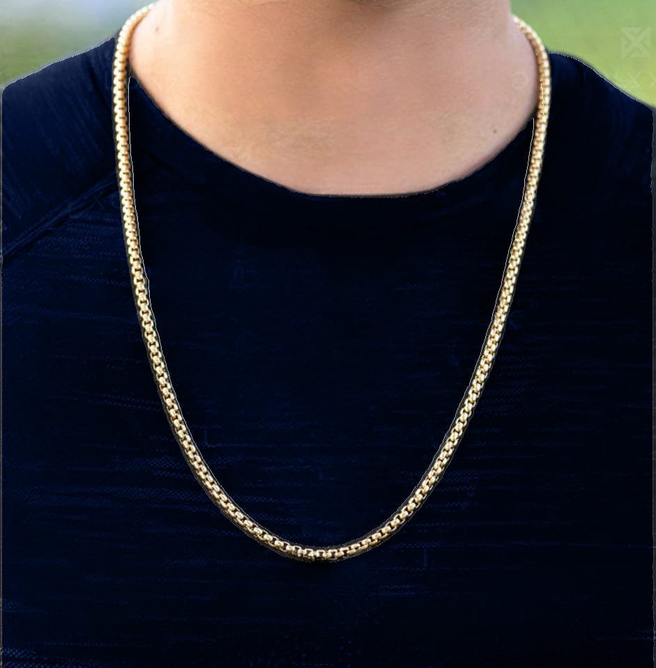 Combo de Cadena y Pulsera Cartier para Hombre en Oro Laminado 18K