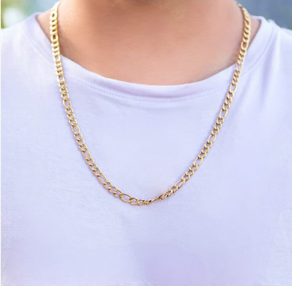 Cadena Cartier para Hombre en Oro Laminado 18K