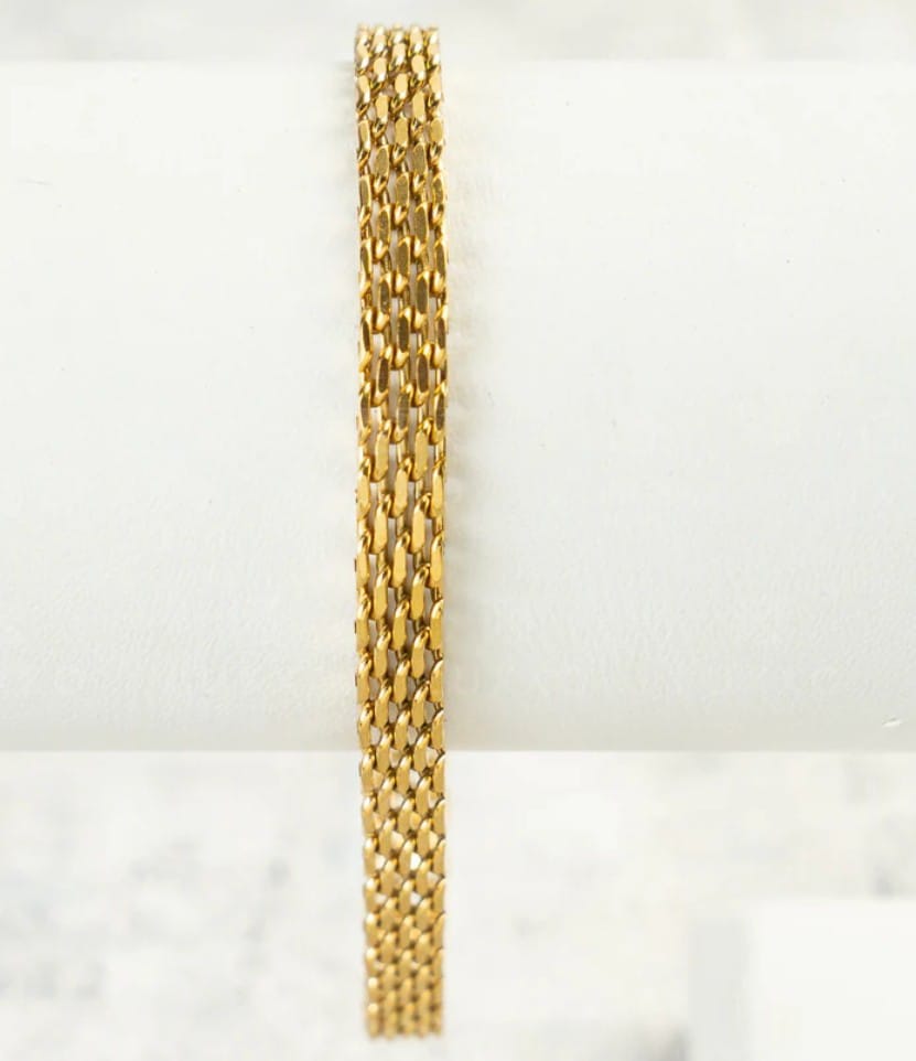 Pulsera Chinesca en Oro Laminado 18K – Elegancia y Resistencia