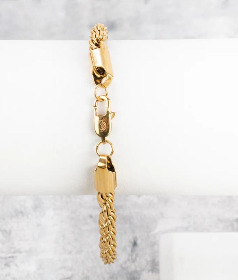Pulsera Lazo en Oro Laminado 18K – Elegancia y Resistencia