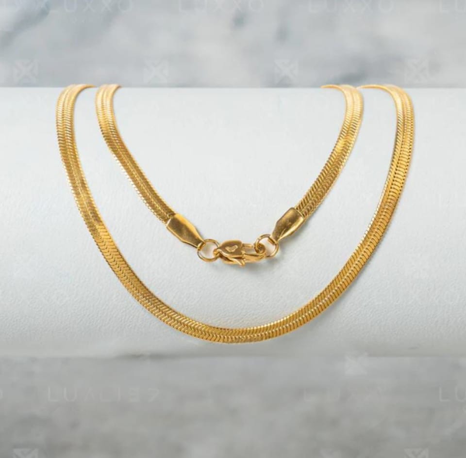 Cadena Egipcia para Mujer en Oro Laminado 18K