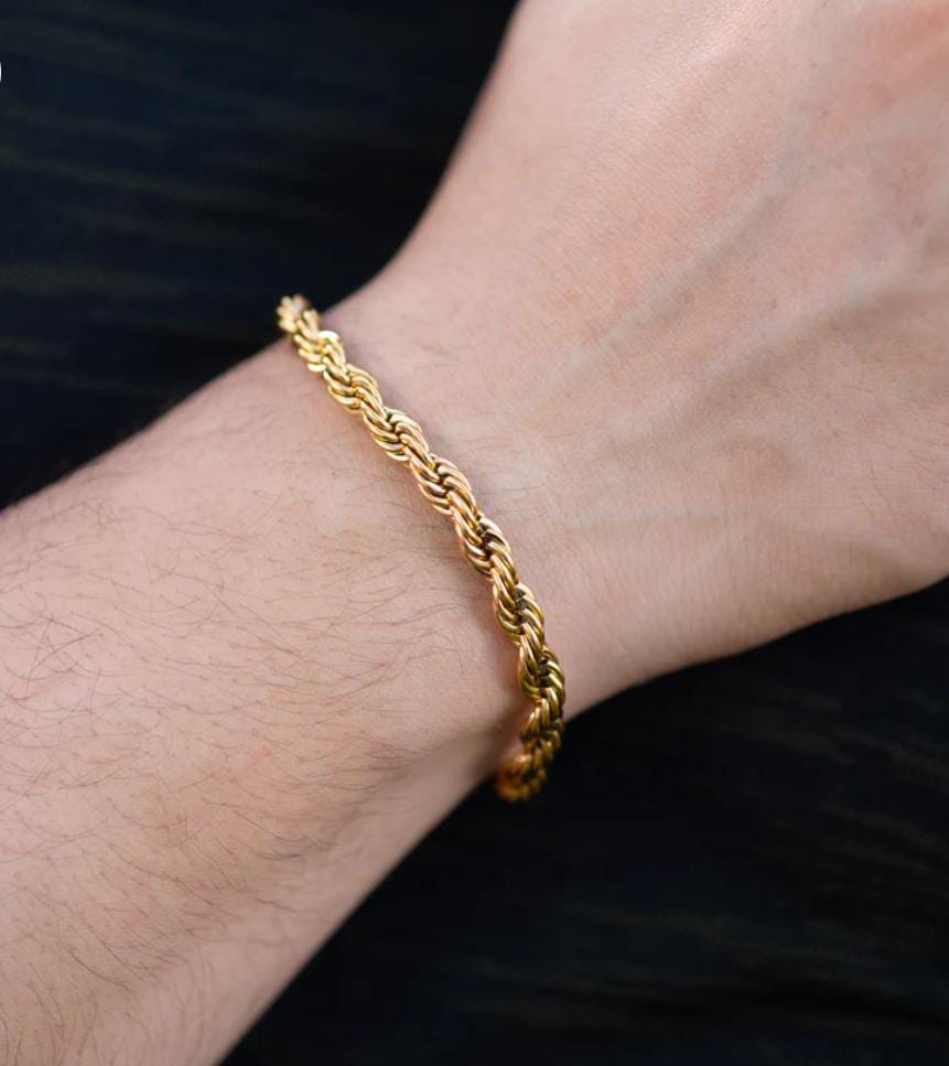Pulsera Lazo en Oro Laminado 18K – Elegancia y Resistencia